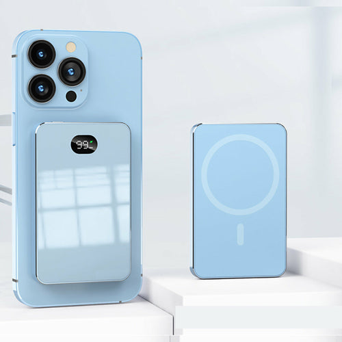 ChargeNomad Snap N Go magnetic wireless charger for travellers - slim portable power bank